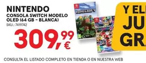 Oferta de Nintendo -  Oled por 309,99€ en Worten