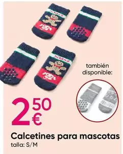 Oferta de Calcetines Para Mascotas por 2,5€ en Pepco