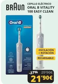 Oferta de Oral B - Cepillo Eléctrico Vitality por 21,9€ en Dynos Informática