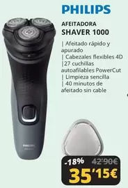 Oferta de Philips - Afeitadora Shaver 1000 por 35,15€ en Dynos Informática