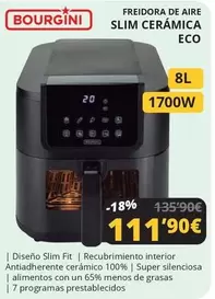 Oferta de Eco - Freidora De Aire Slim Cerámica por 111,9€ en Dynos Informática