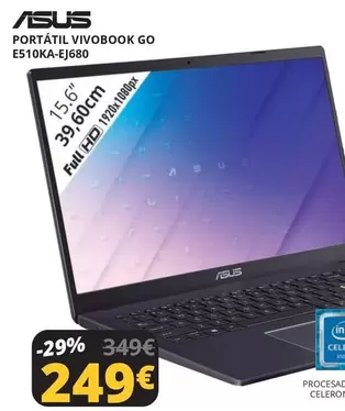 Oferta de Asus - Portatil Vivobook Go E510ka-ej680 por 249€ en Dynos Informática