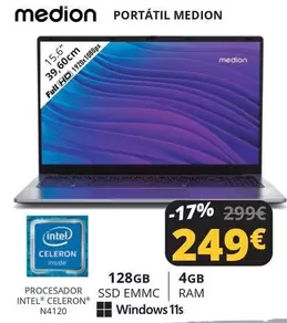 Oferta de Medion - Procesador Ssd Emmc por 249€ en Dynos Informática