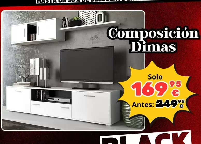 Oferta de Lack - Composicion Dimas por 169,95€ en Konfortard