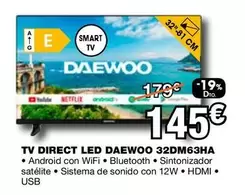 Oferta de Daewoo - Tv Led 32dm63ha por 145€ en Expert