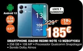 Oferta de Xiaomi - Smartphone Redmi Note 13 Mzbofyoeu por 185€ en Expert