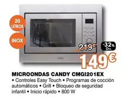 Oferta de Candy - Microondas CMG1201EX por 149€ en Expert