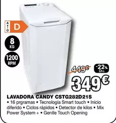 Oferta de Candy - Lavadora CSTG282D21S por 349€ en Expert