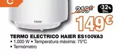 Oferta de Haier - Termo Electrico Es100va3 por 149€ en Expert