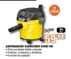 Oferta de Kärcher - Aspirador Kwd 1w por 59,9€ en Expert