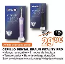 Oferta de Oral B - Cepillo Dental Vitality Pro por 29,9€ en Expert