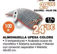 Oferta de Ufesa - Almohadilla Colors por 24,9€ en Expert