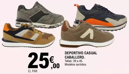 Oferta de Caballero - Deportivo Casual por 25€ en E.Leclerc