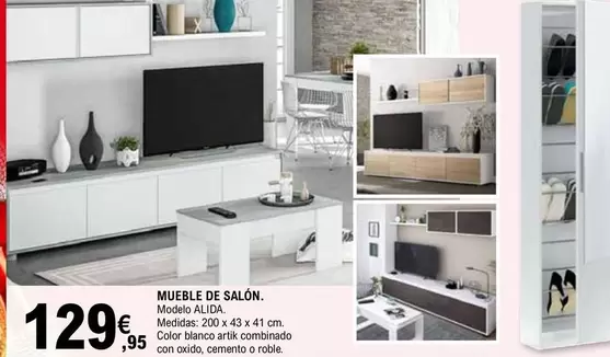 Oferta de Mueble De Salón por 129,95€ en E.Leclerc