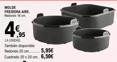 Oferta de Molde Freidora Aire por 4,95€ en E.Leclerc