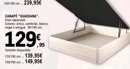 Oferta de Canape "Gudaiana" por 129,95€ en E.Leclerc