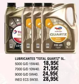 Oferta de Total Quartz - Lubricantes  por 18,95€ en E.Leclerc