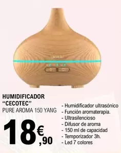 Oferta de Cecotec - Humidificador por 18,9€ en E.Leclerc