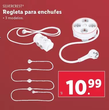 Oferta de SilverCrest - Regleta Para Enchufes por 10,99€ en Lidl