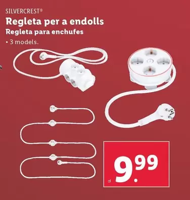 Oferta de SilverCrest - Regleta Para Enchufes por 9,99€ en Lidl