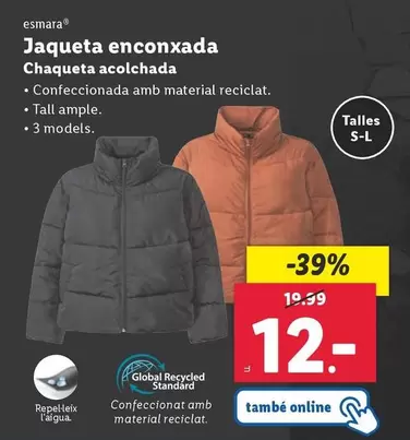 Oferta de Esmara - Chaqueta Acolchada por 12€ en Lidl