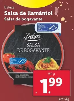 Oferta de Deluxe - Salsa De Bogavante por 1,99€ en Lidl