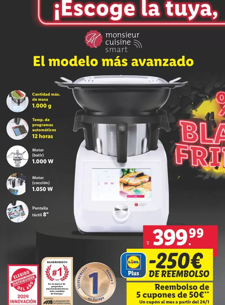 Oferta de Seilver Crest - Monsieur Cuisine Smart El Modelo Más Avanzado  por 399,99€ en Lidl