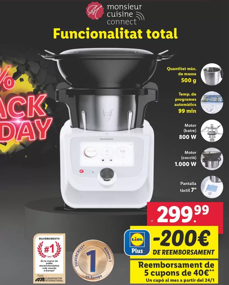 Oferta de Monsieur Cuisine - Connect por 299,99€ en Lidl