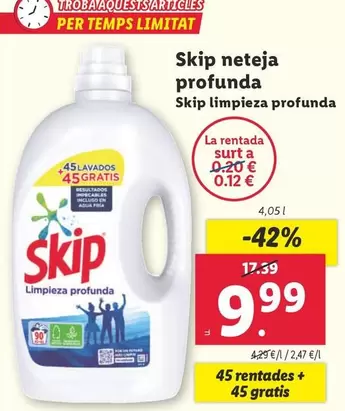 Oferta de Skip - Limpieza Profunda  por 9,99€ en Lidl