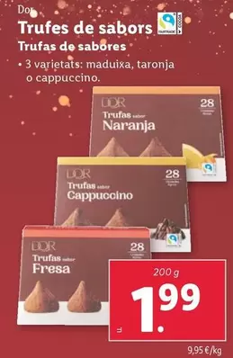 Oferta de Dor - Trufas De Sabores  por 1,99€ en Lidl