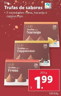 Oferta de Dor - Trufas De Sabores por 1,99€ en Lidl