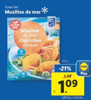 Oferta de Ocean Sea - Muslitos De Mar por 1,09€ en Lidl