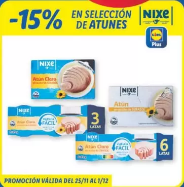 Oferta de Nixe - Atunes en Lidl