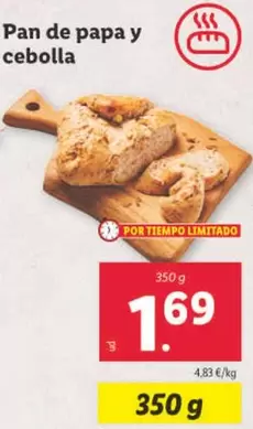 Oferta de Pan De Papa Y Cebolla por 1,69€ en Lidl