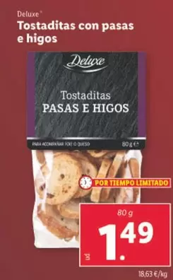 Oferta de Deluxe - Tostaditas Con Pasas E Higos por 1,49€ en Lidl