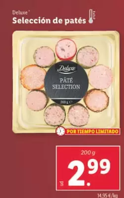 Oferta de Deluxe - Selección De Patés por 2,99€ en Lidl