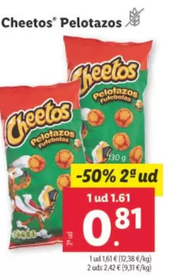 Oferta de Cheetos - Pelotazos por 1,61€ en Lidl