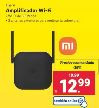 Oferta de Xiaomi - Amplificador Wi-fi por 12,99€ en Lidl