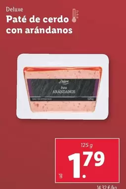 Oferta de Deluxe - Paté De Cerdo Con Arándanos  por 1,79€ en Lidl