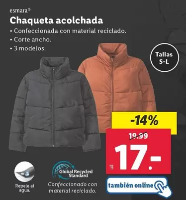 Oferta de Esmara - Chaqueta Acolchada por 17€ en Lidl