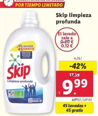 Oferta de Skip - Limpieza Profunda por 9,99€ en Lidl