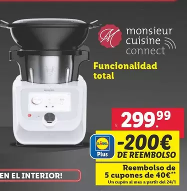 Oferta de Seilver Crest - Monsieur Cuisine Connect Funcionalidad Total  por 299,99€ en Lidl