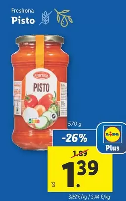 Oferta de Freshona - Pisto por 1,39€ en Lidl