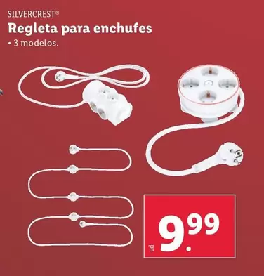 Oferta de SilverCrest - Regleta Para Enchufes por 9,99€ en Lidl