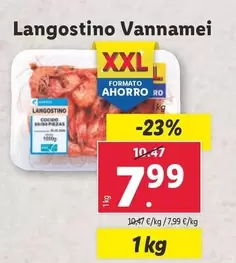 Oferta de Langostino Vannamei  por 7,99€ en Lidl