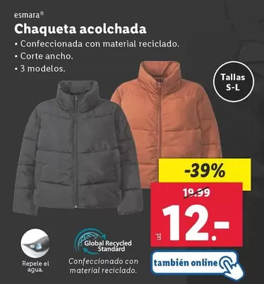 Oferta de Esmara - Chaqueta Acolchada por 12€ en Lidl