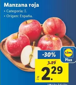 Oferta de Manzana Roja por 2,29€ en Lidl