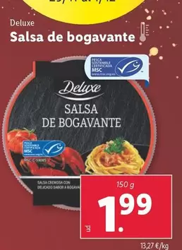 Oferta de Deluxe - Salsa De Bogavante por 1,99€ en Lidl