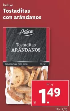 Oferta de Deluxe - Tostaditas Con Arándanos  por 1,49€ en Lidl