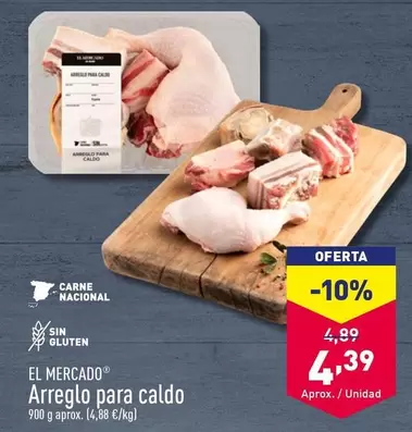 Oferta de El Mercado - Arreglo Para Caldo por 4,39€ en ALDI